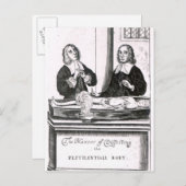 Carte Postale La façon de disséquer le corps péestilentiel (Devant / Derrière)