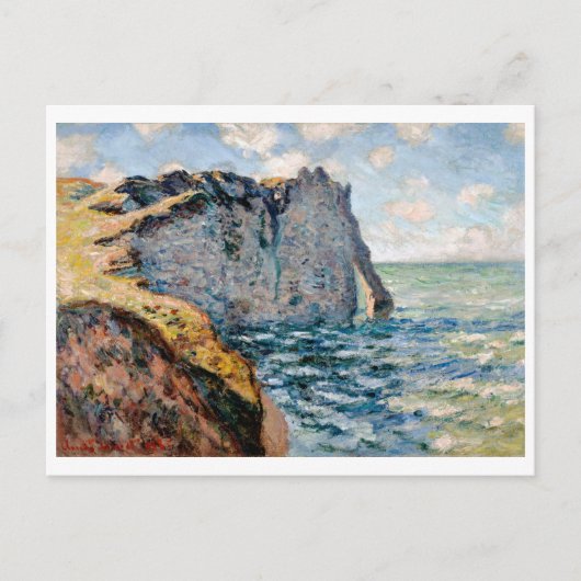 Carte Postale La falaise d'Aval, Monet (Devant)