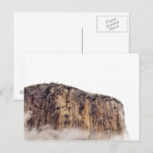 Carte Postale La falaise de Sheer se lève au-dessus des nuages (Devant / Derrière)