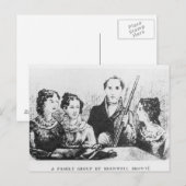 Carte Postale La famille de Bronte (Devant / Derrière)