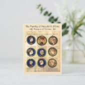 Carte Postale La famille de Niccolò III d'Este (Debout devant)