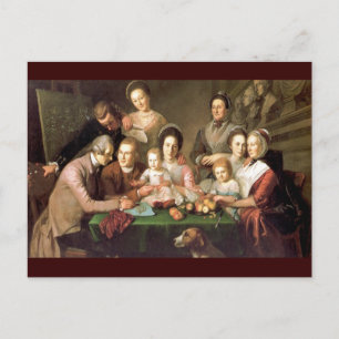 Carte Postale La famille Peale, par Charles Willson Peale