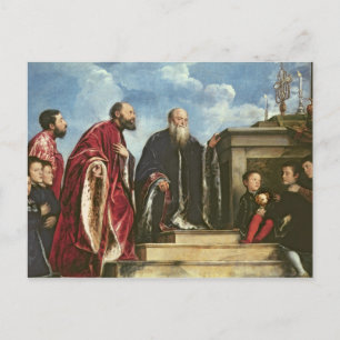Carte Postale La famille Vendramin, 1543-47 (huile sur toile)