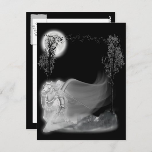 Carte Postale La Faucheuse Grim Repart (Devant / Derrière)