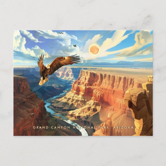 Carte Postale La faune du parc national du Grand Canyon Art Vint (Devant)