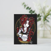 Carte Postale La Faune Rouge Tatouée "Abby" (Debout devant)