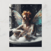 Carte Postale La Fée De Bain (Devant)