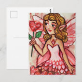 Carte Postale La Fée de la Saint-Valentin (Devant / Derrière)