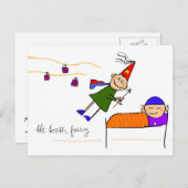 Carte Postale La fée des dents (Devant / Derrière)