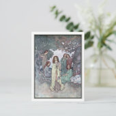 Carte Postale La fée du jardin par Edmund Dulac (Debout devant)