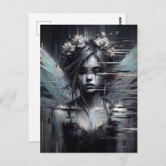 Carte Postale La Fée Glitch (Devant / Derrière)