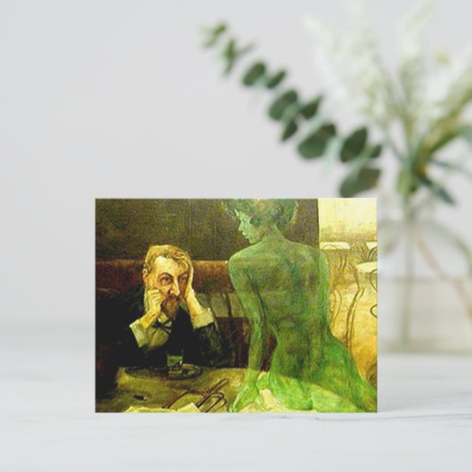 Carte Postale La Fée Verte : Absinthe (Debout devant)