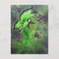 Carte postale La Fée Verte - Absinthe Fairy