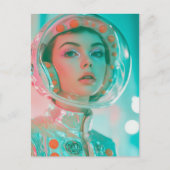 Carte Postale La femme astronaute (Devant)