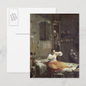 Carte Postale La Femme au Flea (Devant / Derrière)