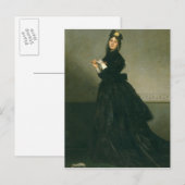 Carte Postale La Femme avec le Gant, 1869 (Devant / Derrière)