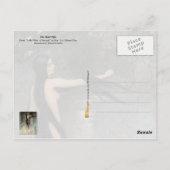 Carte Postale La Femme Balde Émerge De L'Eau (Dos)