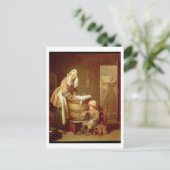 Carte Postale La femme de la blanchisserie (Debout devant)