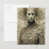 Carte Postale La femme de Lace Sepia (Devant / Derrière)