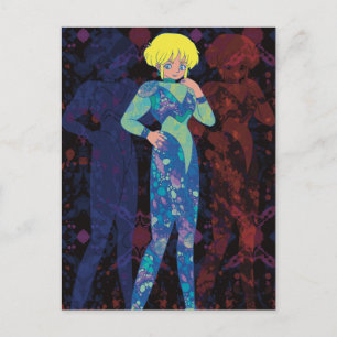 Carte Postale La Femme de l'Espace
