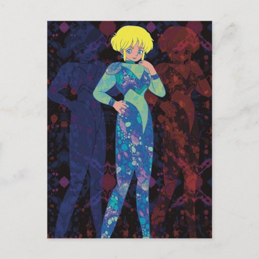 Carte Postale La Femme de l'Espace (Devant)