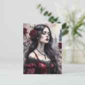 Carte Postale La femme gothique (Debout devant)