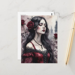 Carte Postale La femme gothique