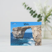 Carte Postale La fenêtre d'Azure Gozo Malte (Debout devant)