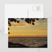 Carte Postale La fenêtre de la nature (Devant / Derrière)