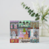 CARTE POSTALE LA FENÊTRE DE PARIS SHOPPING (Debout devant)