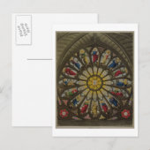 Carte Postale La Fenêtre Nord, plaque D de 'l'abbaye de Westmins (Devant / Derrière)