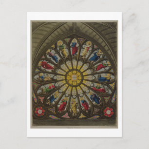 Carte Postale La Fenêtre Nord, plaque D de 'l'abbaye de Westmins