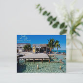 Carte Postale La fente au matoir de Caye, Belize (Debout devant)