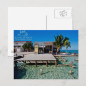 Carte Postale La fente au matoir de Caye, Belize (Devant / Derrière)