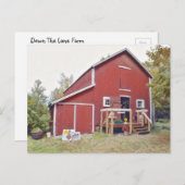 Carte Postale La Ferme De Lane (Devant / Derrière)