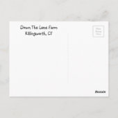 Carte Postale La Ferme De Lane (Dos)