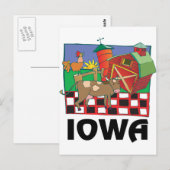 Carte Postale La ferme de l'Iowa (Devant / Derrière)