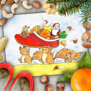 Carte Postale la fête de la Saint-Nicolas