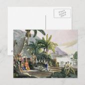 Carte Postale La fête de l'Expédition et le roi Kamehameha I (Devant / Derrière)