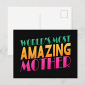 Carte Postale La fête des mères la plus Extraordinaire du monde  (Devant / Derrière)