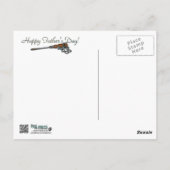 Carte Postale La fête des pères AJOUTENT VOS outils de PHOTO (Dos)