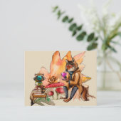 Carte Postale La Fête du Thé dans la Forêt (Debout devant)