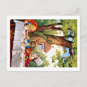 CARTE POSTALE LA FÊTE DU THÉ DE LA MAD HATTER