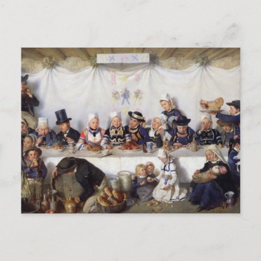 Carte Postale La fête Mariage (Devant)