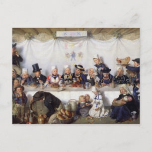 Carte Postale La fête Mariage