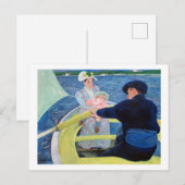 Carte Postale La fête nautique, Mary Cassatt (Devant / Derrière)