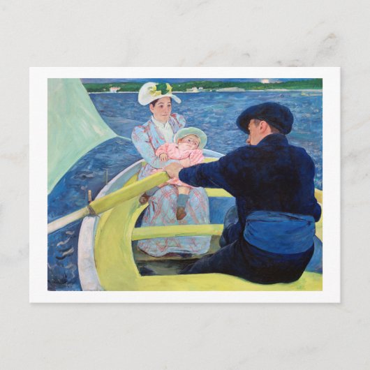 Carte Postale La fête nautique, Mary Cassatt (Devant)