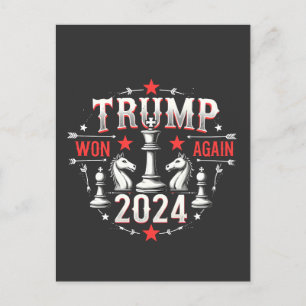 Carte Postale La Fière Maga Trump remporte à nouveau la Journée