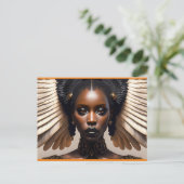 Carte Postale la fille cool (Debout devant)