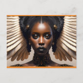 Carte Postale la fille cool (Devant)